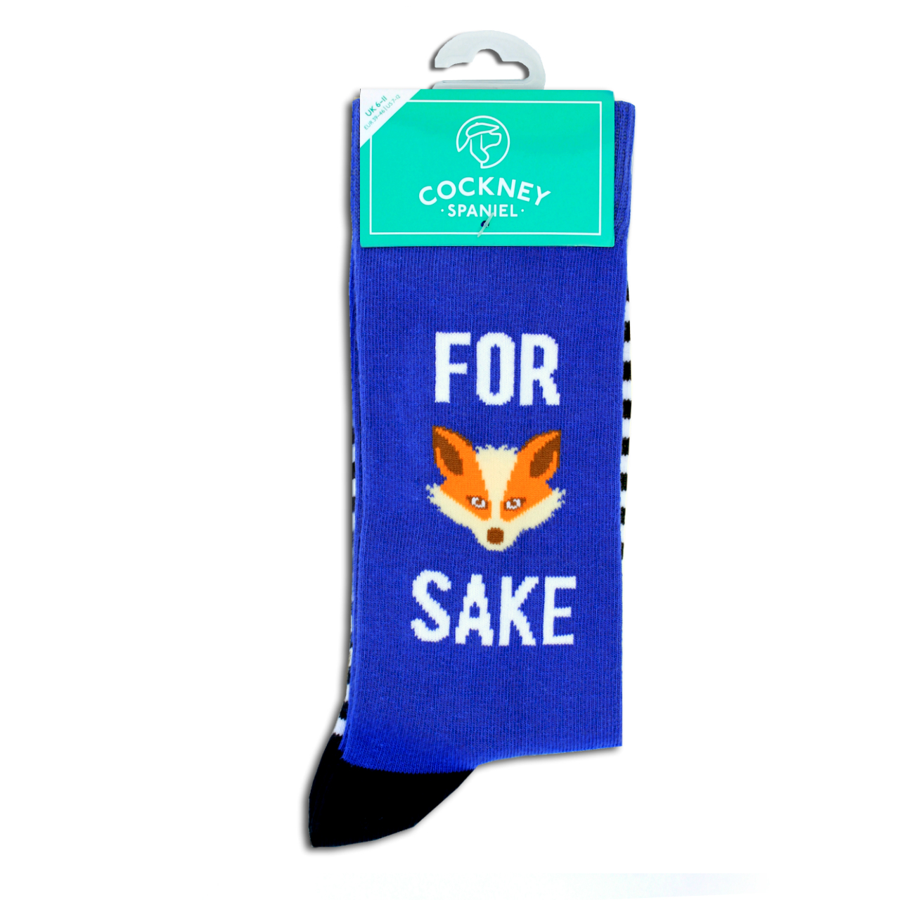 Cockney Spaniel For Fox Sake Mens Novelty Socks